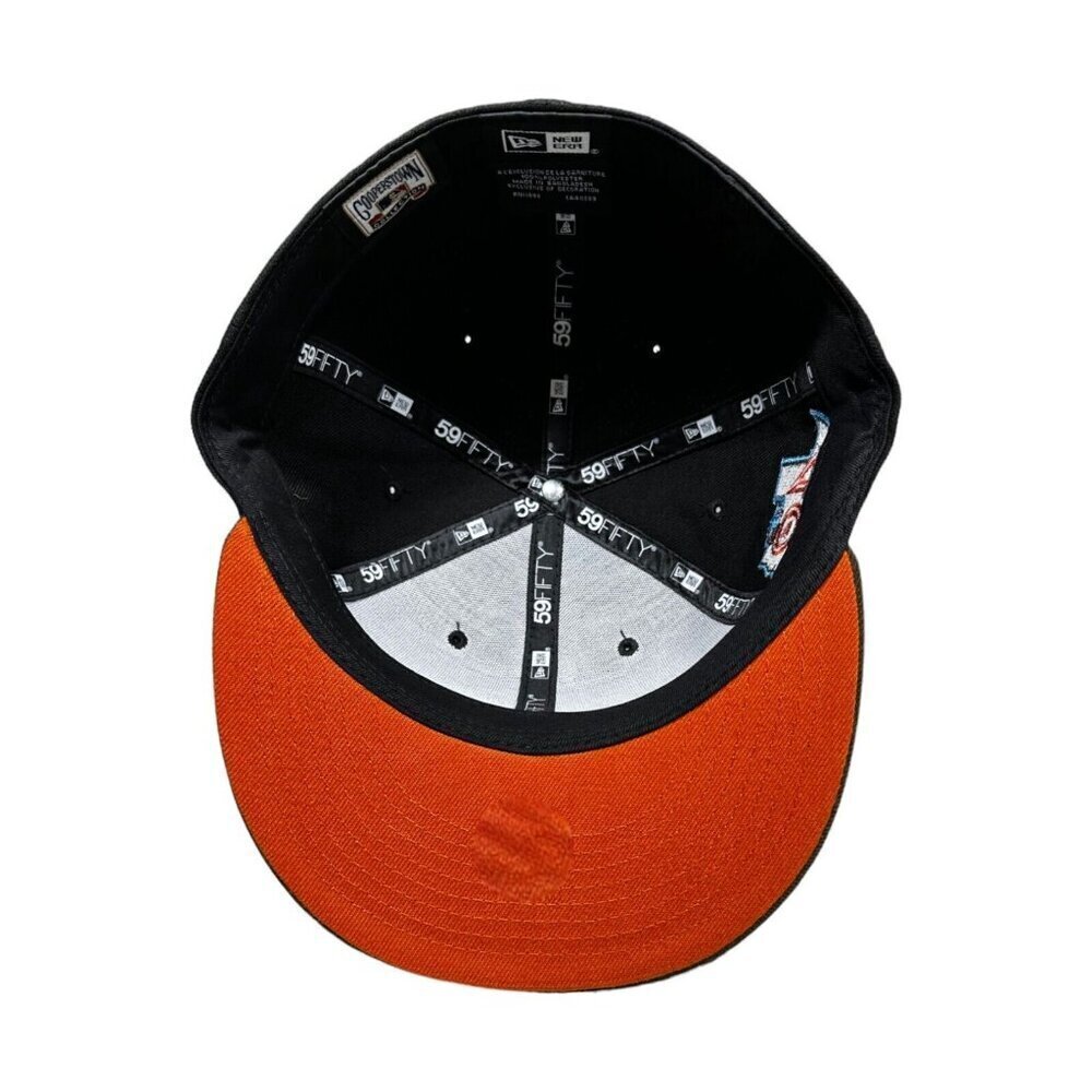 New Era Texas Rangers 59FIFTY Fitted Hat 1972-2012 40th Anniversary Patch 7 3/8 - Picture 8 of 10